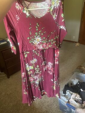 Latched Mama Midi Dress